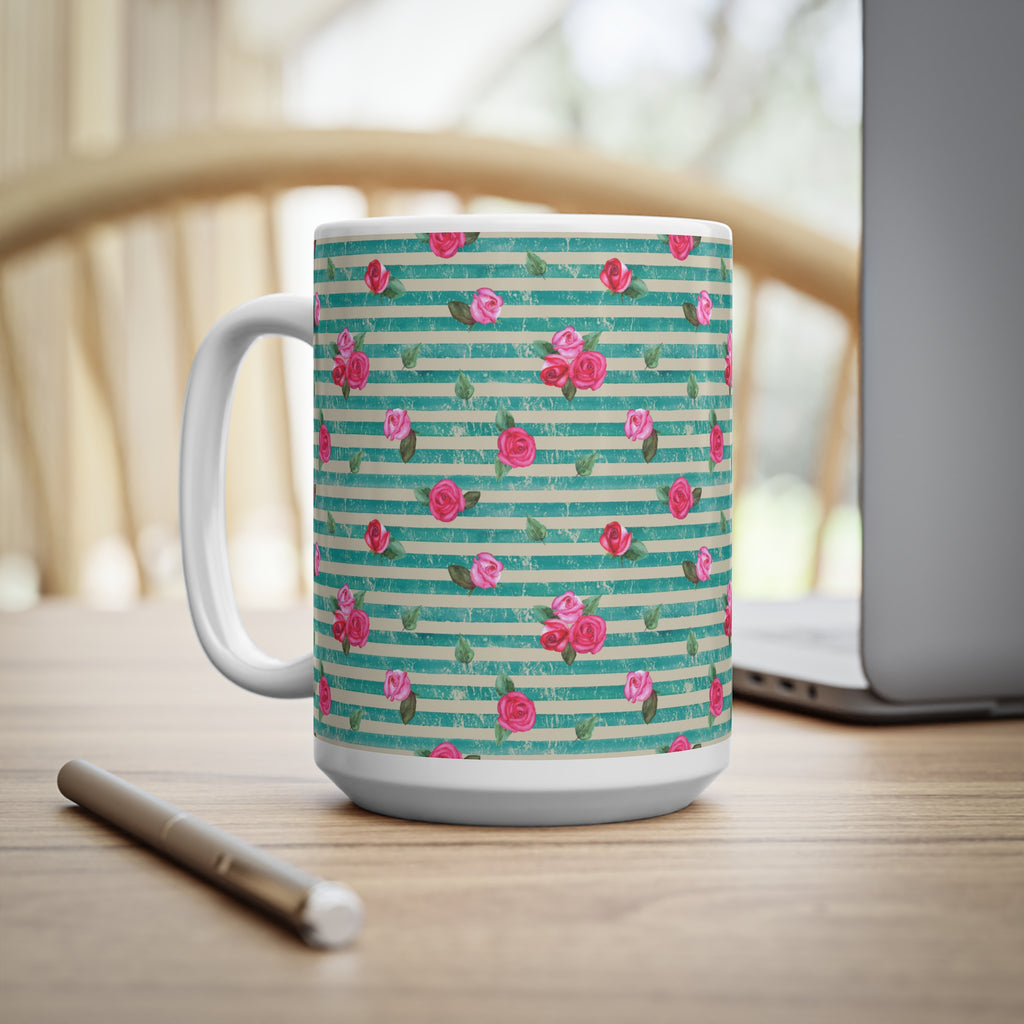 Taza Rosas con Mala Conducta