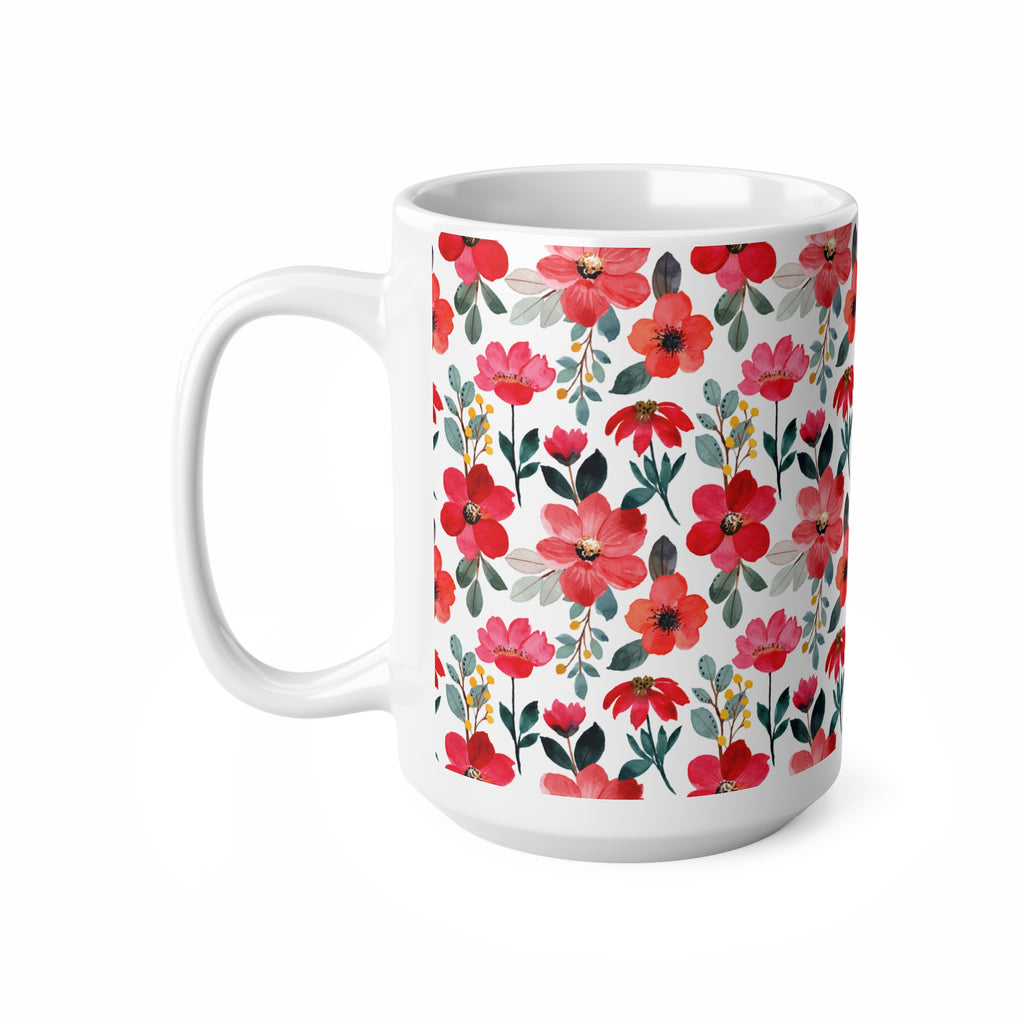 Taza Flores con Mal Genio