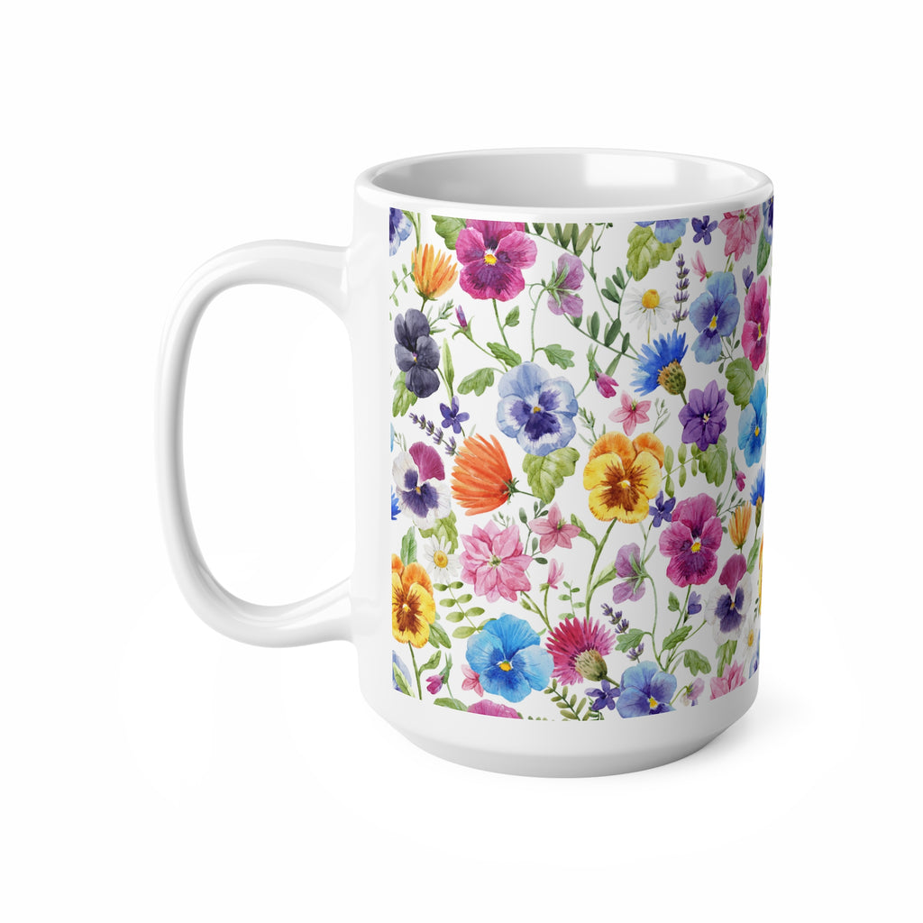 Taza Flores Hasta el Moño