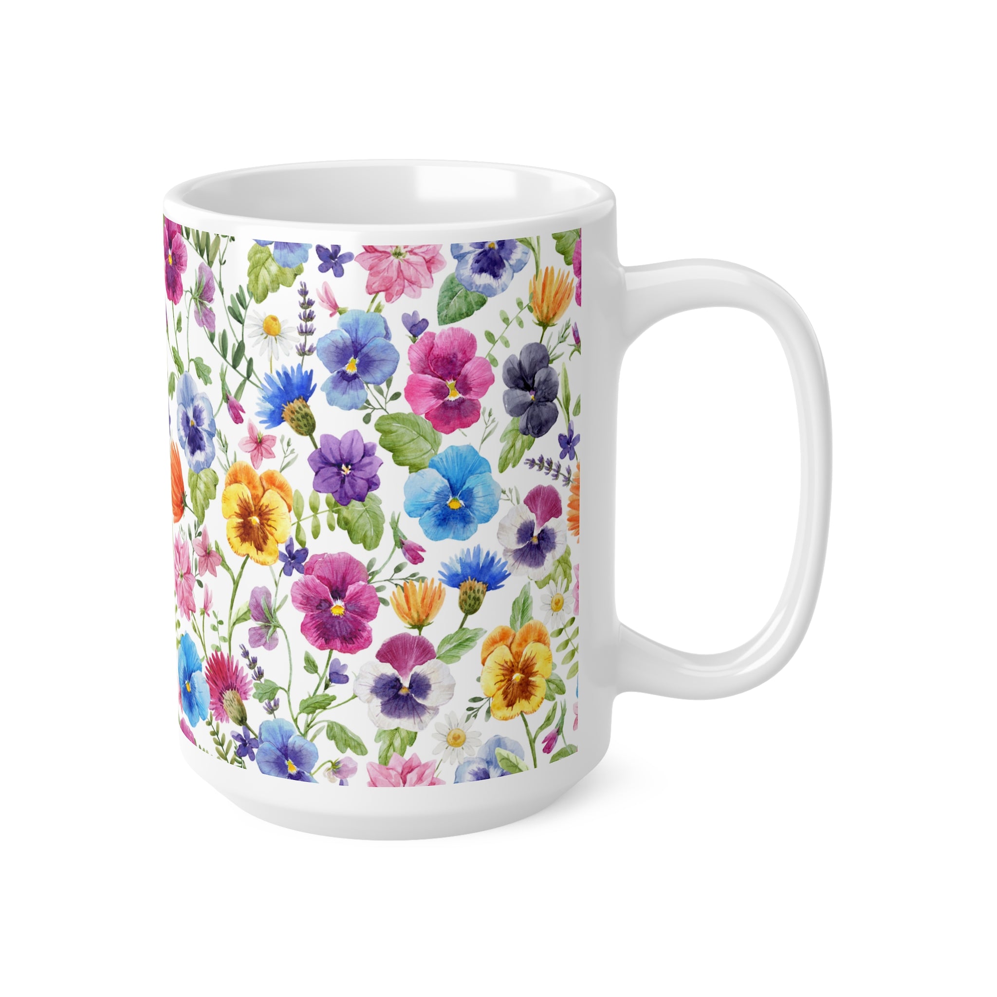 Taza Flores Hasta el Moño