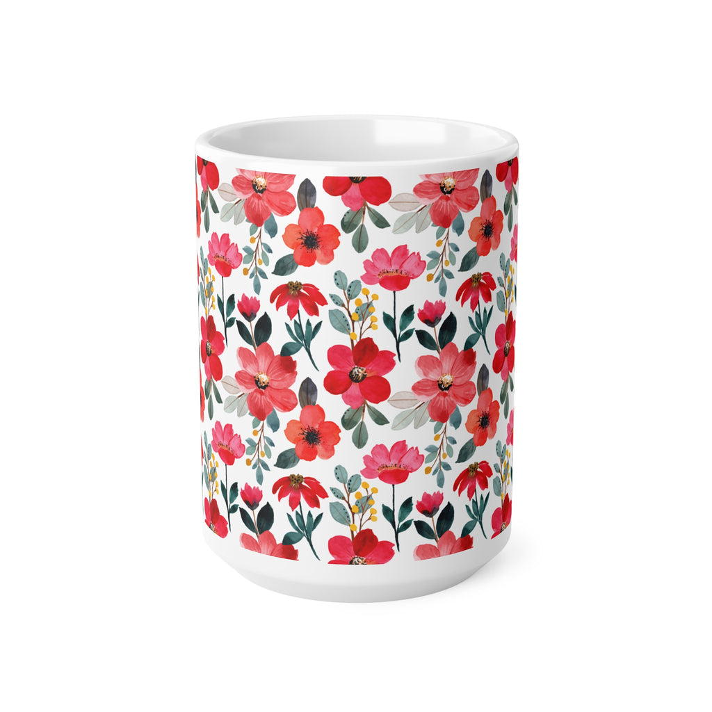 Taza Flores con Mal Genio