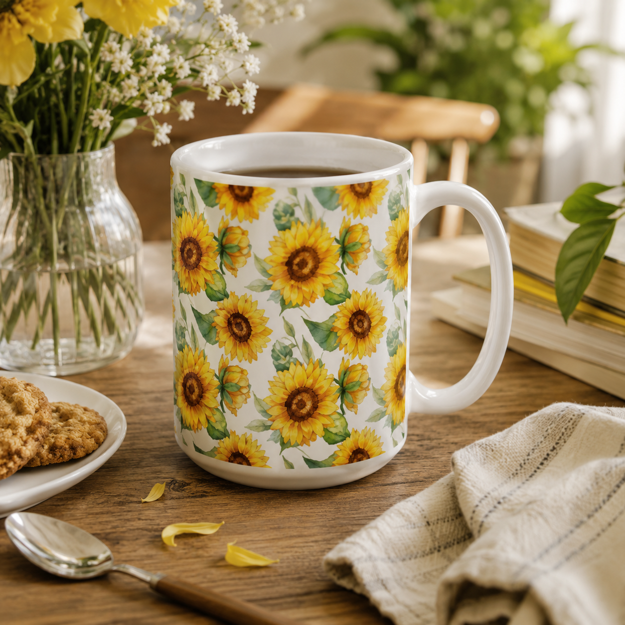 Taza Girasoles de Agosto
