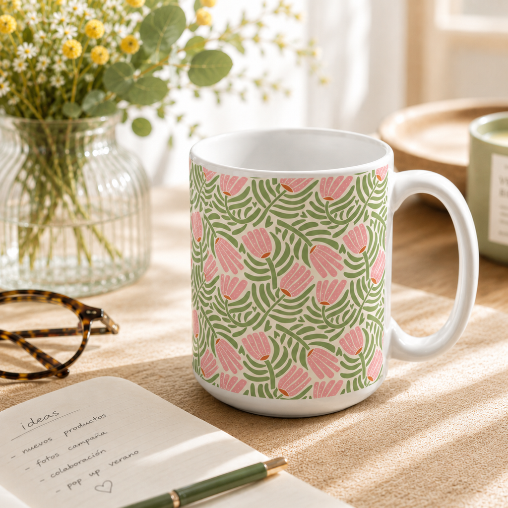 Taza Tulipanes con Morro