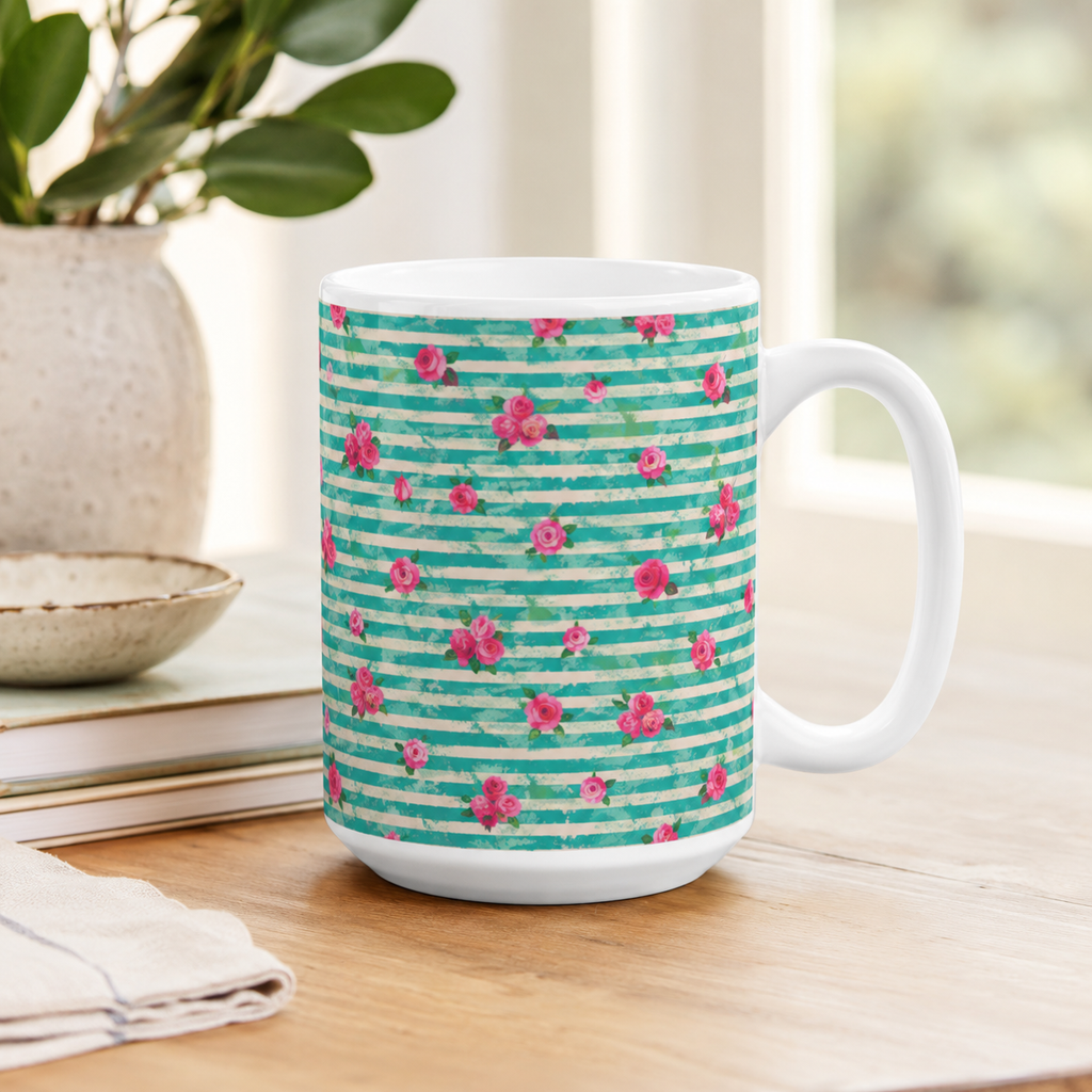 Taza Rosas con Mala Conducta