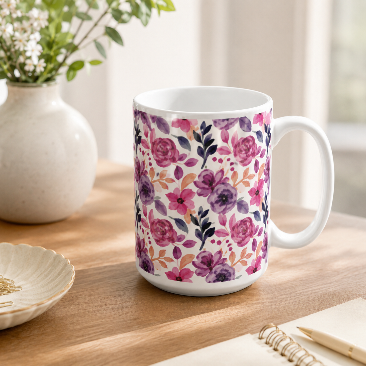 Taza Rosas sin Paciencia
