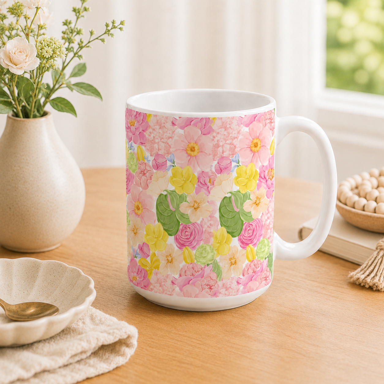 Taza Flores de Mala Influencia