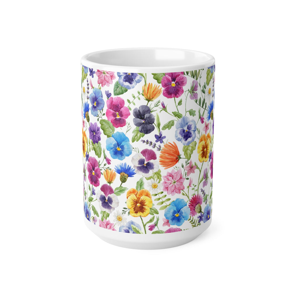 Taza Flores Hasta el Moño