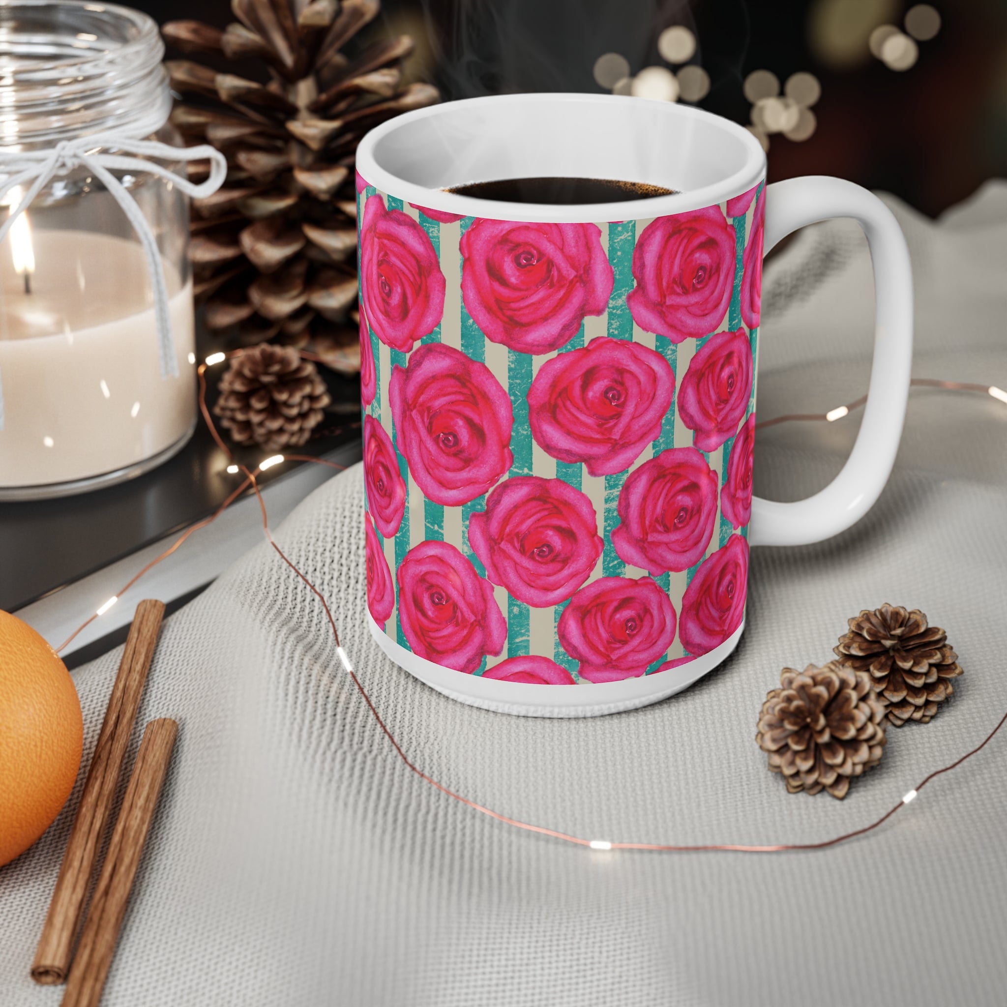 Taza Rosas sin Vergüenza