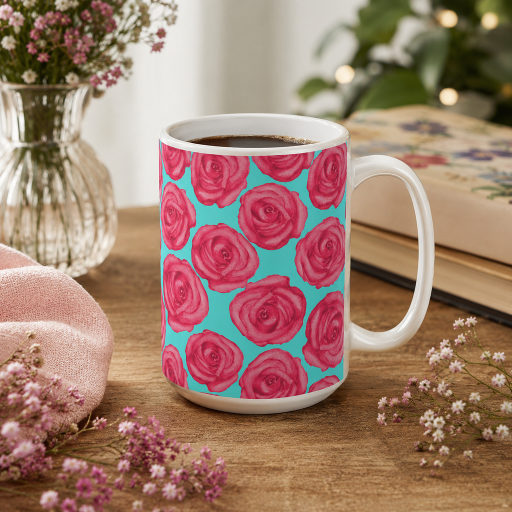 Taza No Me Toques las Rosas